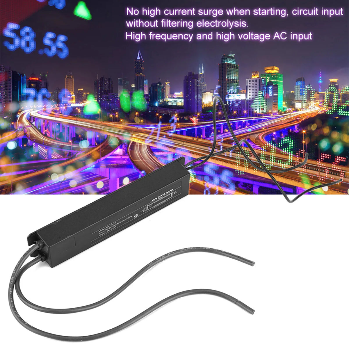 HB-C05TE Neon Sign Electronic Transformer 5KV 30mA Power Supply