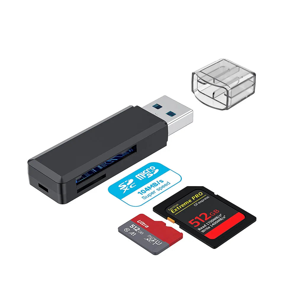 USB 3.0 Multi-Card Reader – SD, Micro SD, TF, SDHC, SDXC