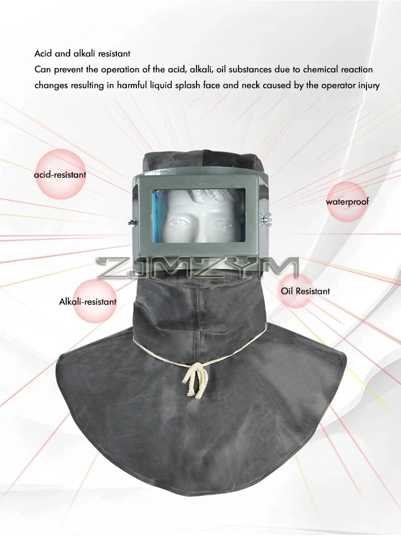 Breathable Welding Hood Helmet – Full Face & Neck Protection