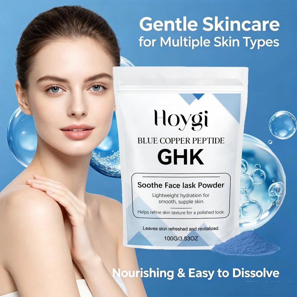 Blue Copper Peptide GHK DIY Facial Mask Powder – Hydrating