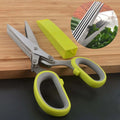 5-Blade Herb & Scallion Scissors | Multifunctional Kitchen Shears