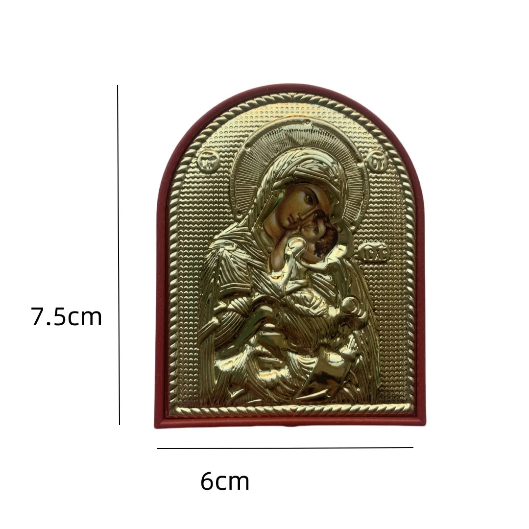 Orthodox Icons – Virgin Mary & Jesus Christ Religious Decor