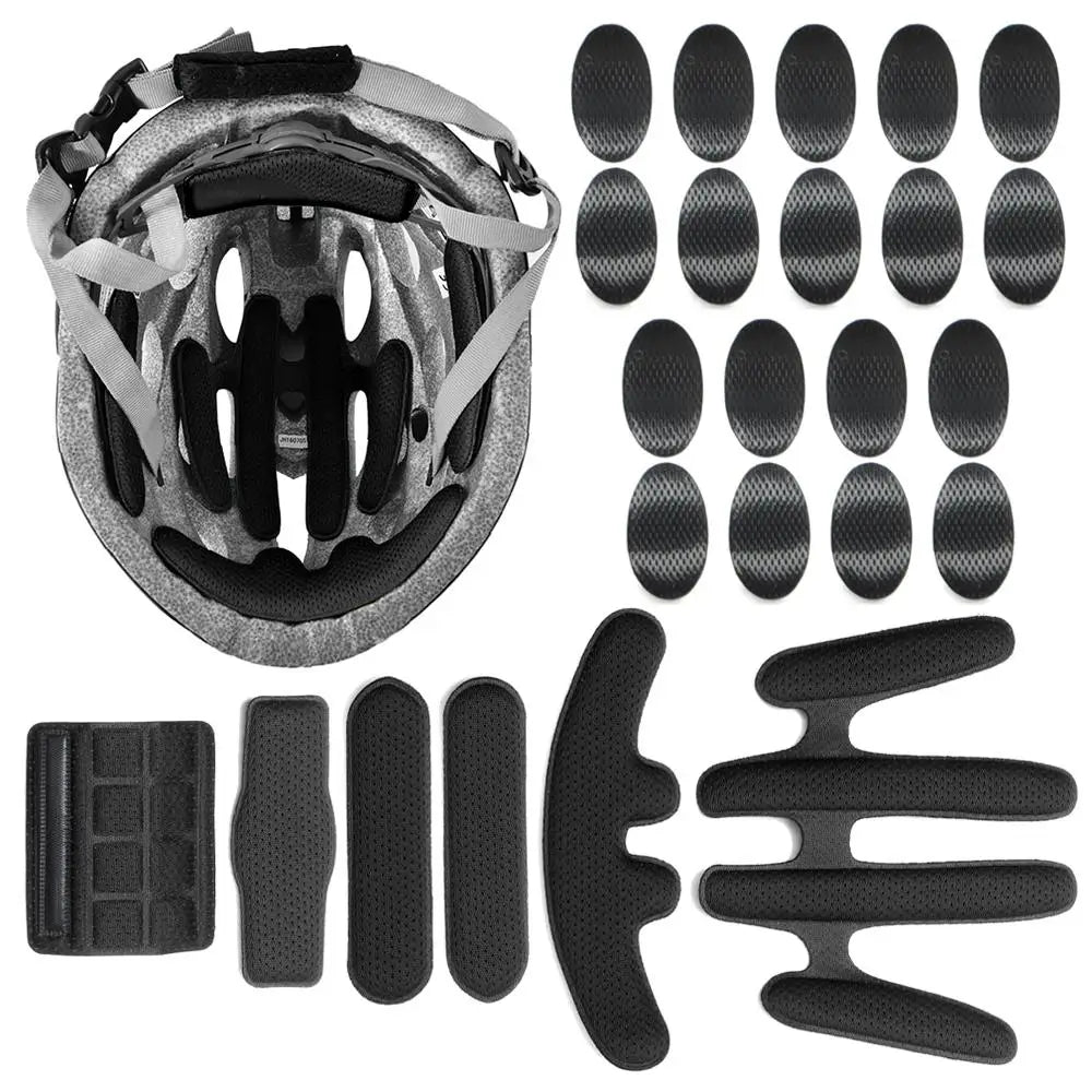 24-Piece Universal Helmet Padding Kit – Foam Replacement Pads