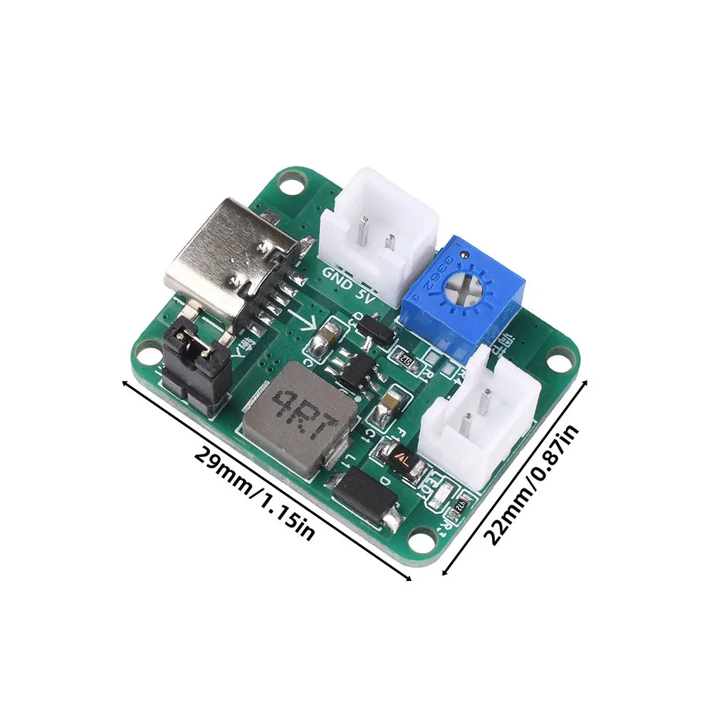 Mini Adjustable DC Step-Up Boost Module 3–6V to 5–24V Output