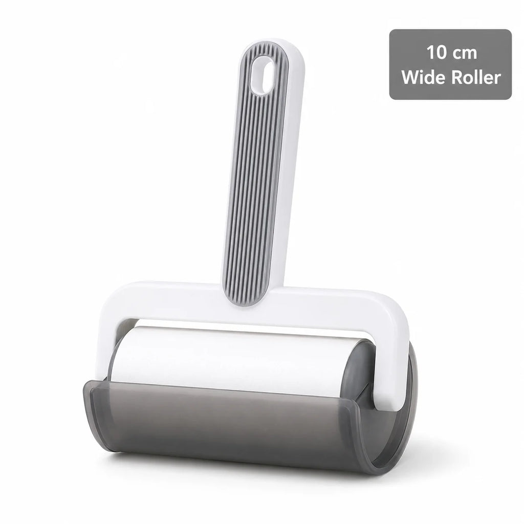 Reusable Lint Roller with Cover – 60 Sheets, 10cm Wide