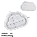 Silicone Mold DIY Resin Plaster Candle Tray – Flower Heart Shape