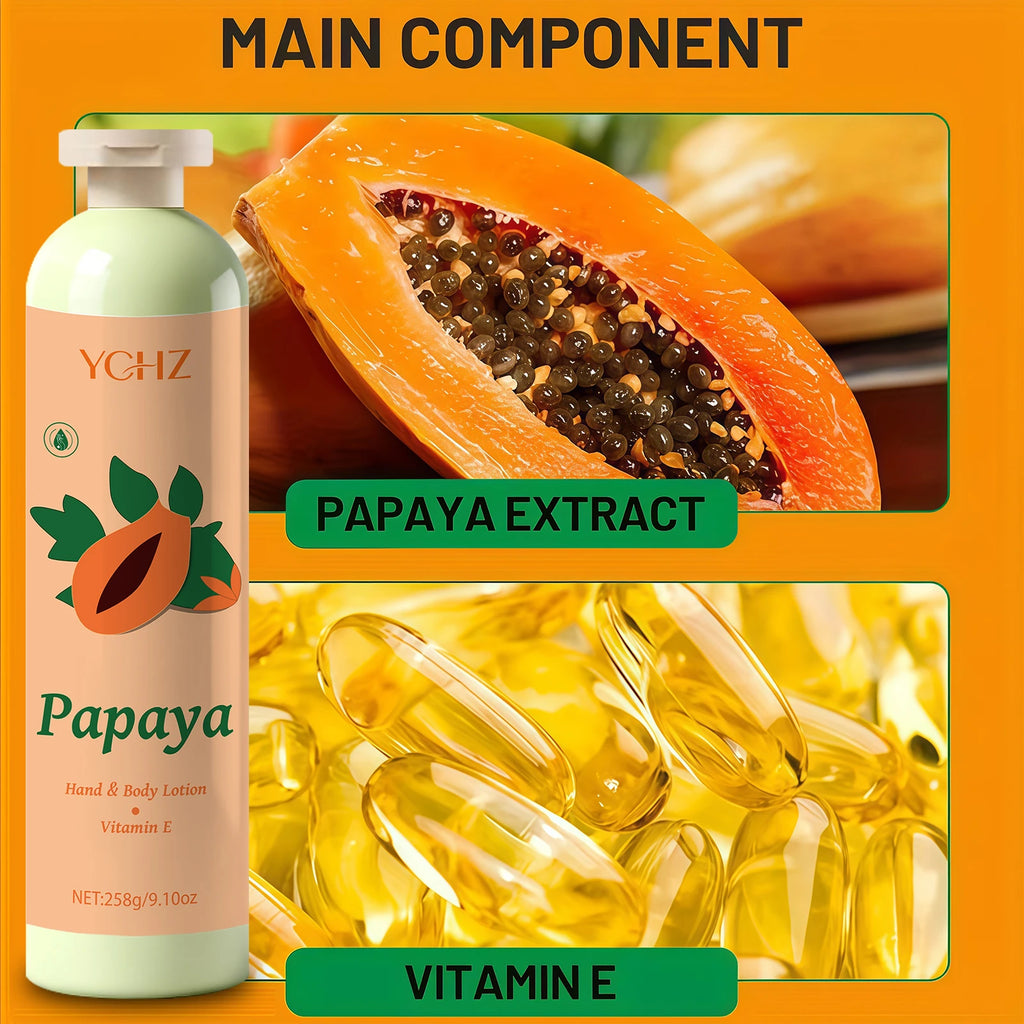 Papaya & Vitamin E Body Lotion – Moisturizing Skin Care