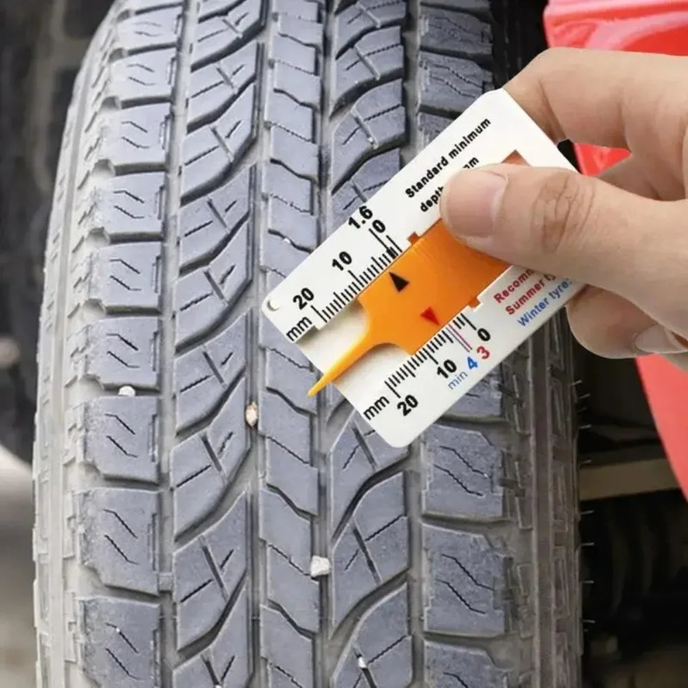Tire Tread Depth Gauge – Pocket ABS Caliper 0–20mm