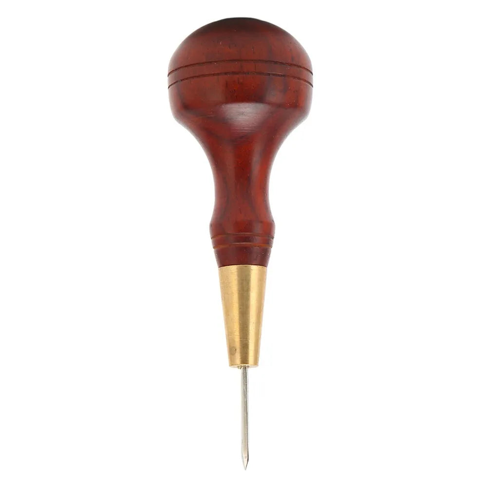3mm Diamond Leather Stitching Awl – Rosewood Handle DIY Tool