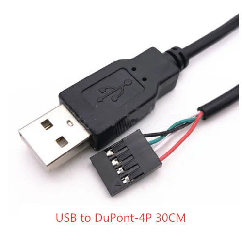 USB to DuPont Adapter Cable 1.25/PH2.0/XH2.54-4P