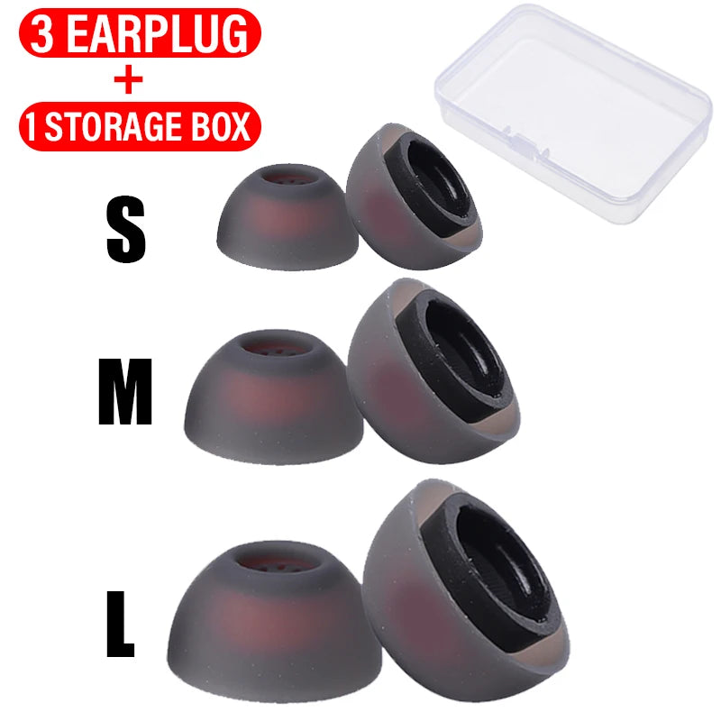 Silicone Ear Tips for Samsung Galaxy Buds 3 Pro – S/M/L Set