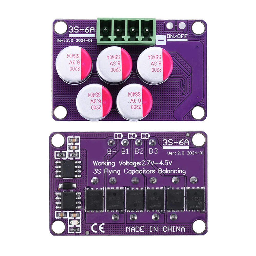 6A Lithium Battery Active Balancing Board 3S 4S 6S 8S 17S