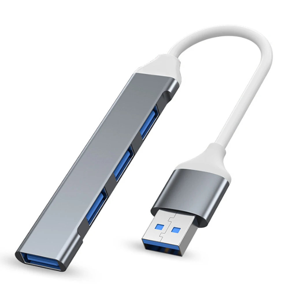 USB-C 4-Port Hub Adapter OTG – MacBook, Xiaomi & Lenovo