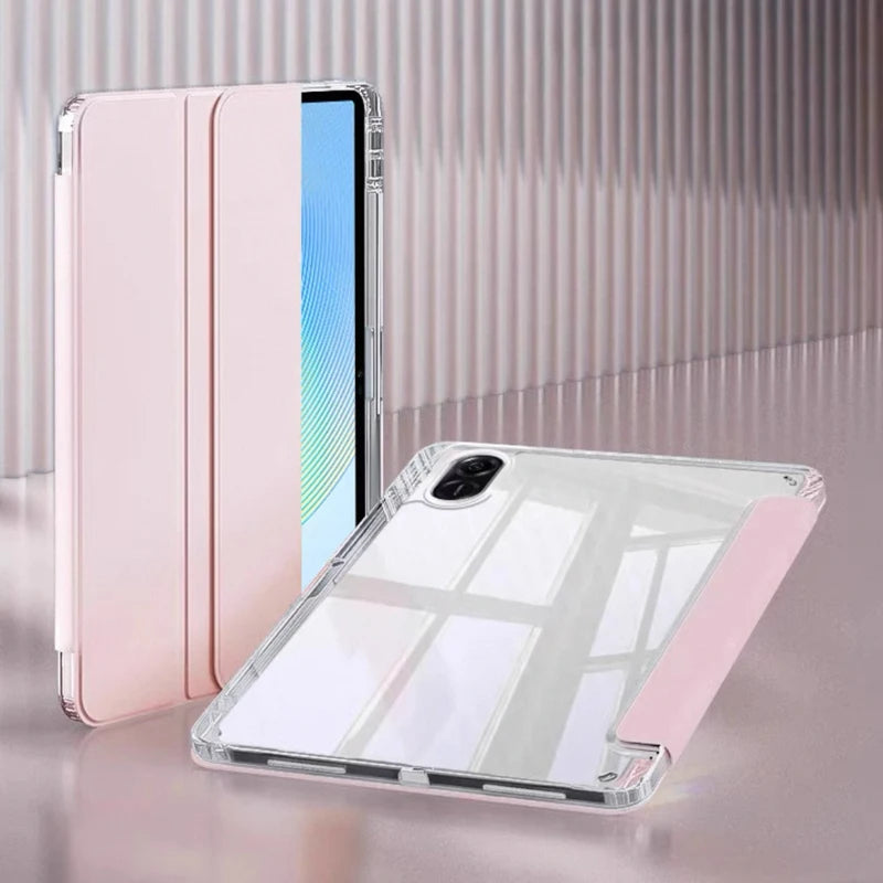 Honor Pad X9 11.5" Case – PU Leather, Clear Back & Pen Holder