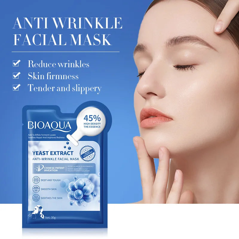 LAIKOU Bifid Yeast Hydrating Face Mask – 12 Sheet Pack