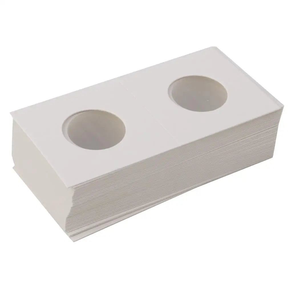 50-Pack Cardboard Coin Holders – Flip Sleeves for Collectors