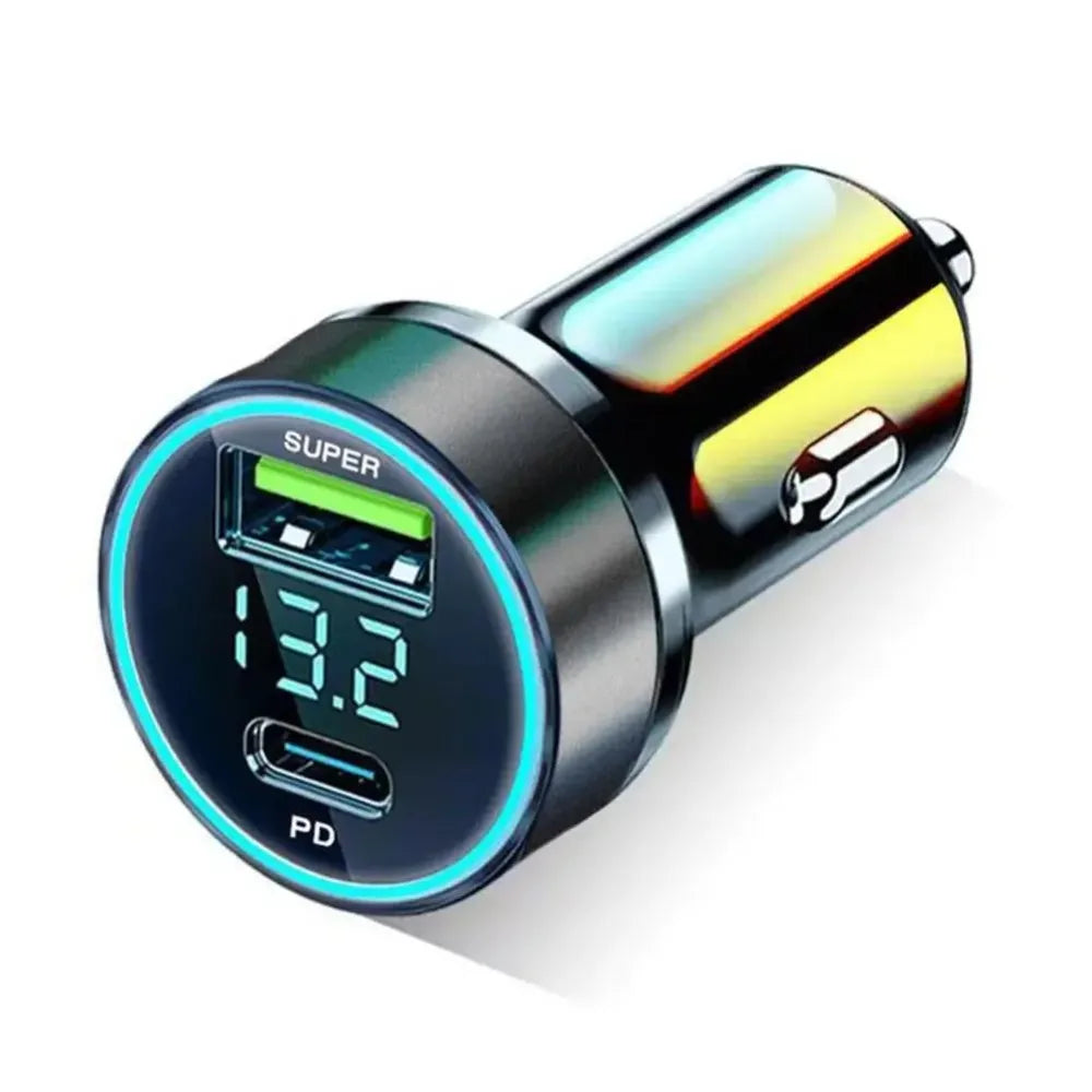 2-Port 120W Fast USB Car Charger | Quick Charge Adapter