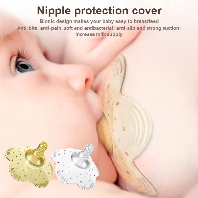 Silicone Nipple Shields – Petal Breastfeeding Protector Cover