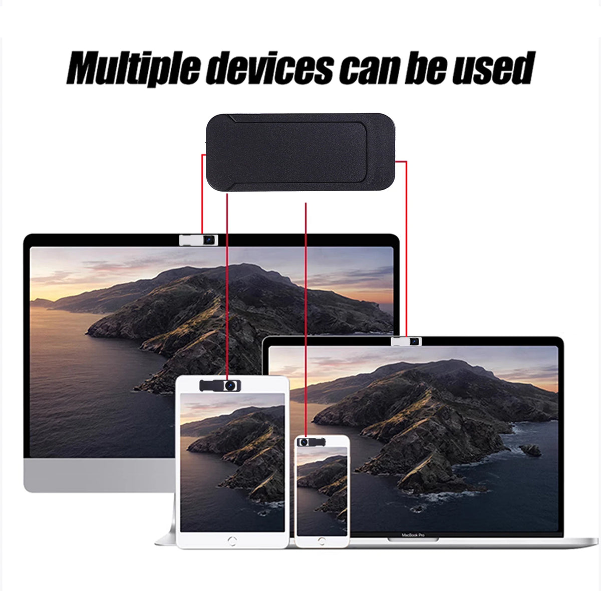 Webcam Cover Shutter Privacy Protector – Universal Sliding