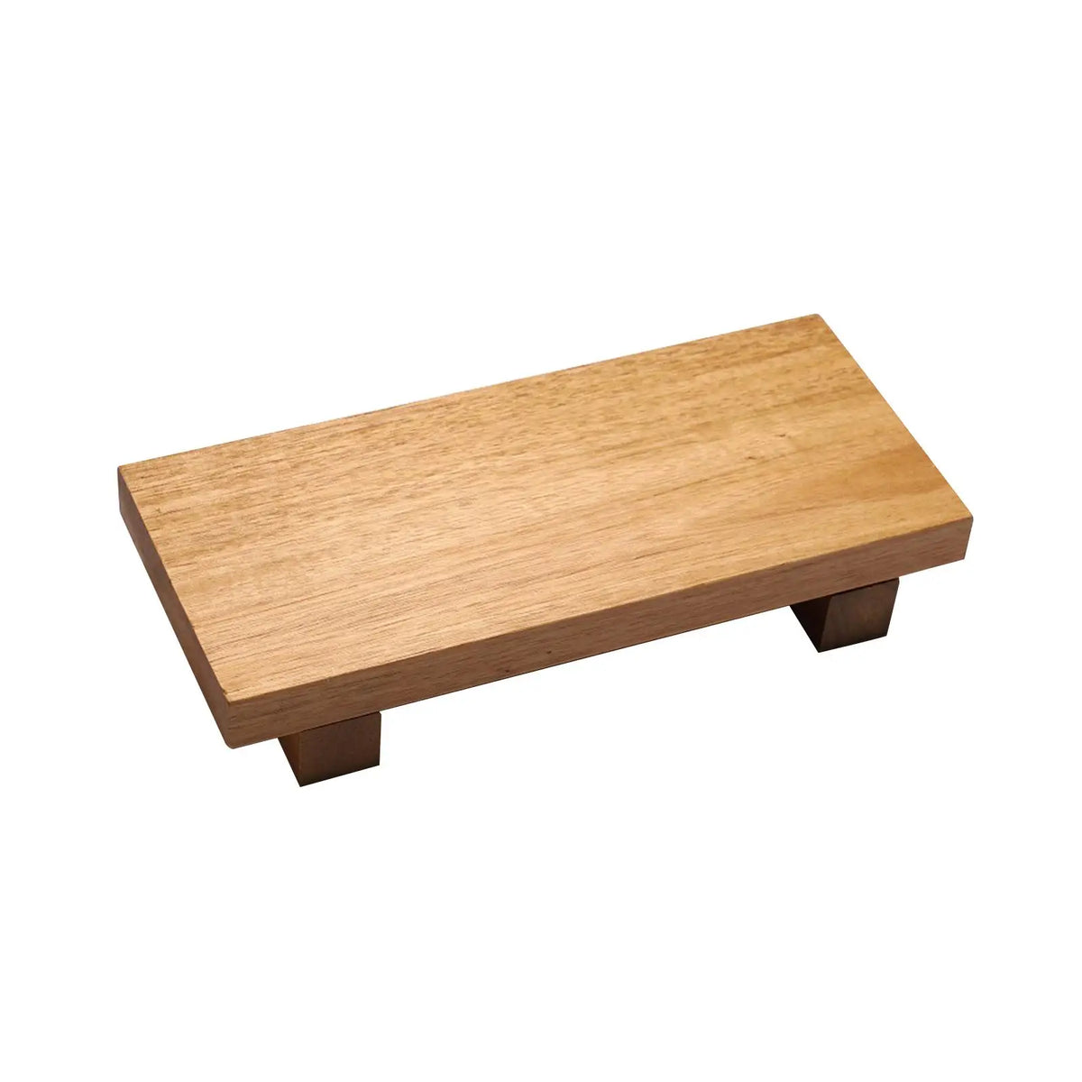Rustic Wooden Pedestal Display Tray & Soap Stand | Wood Riser
