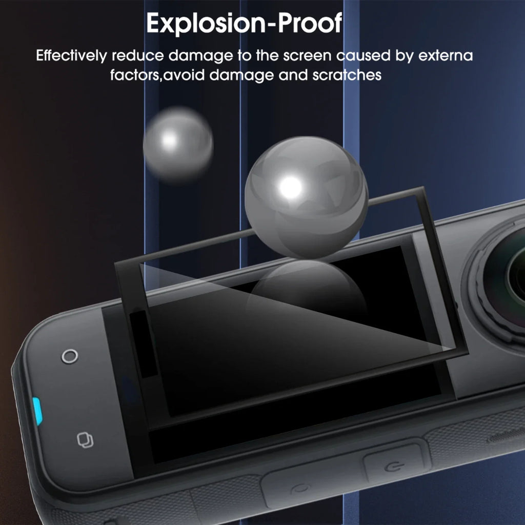 PMMA Screen Protector for Insta360 X5 – Full Coverage Film