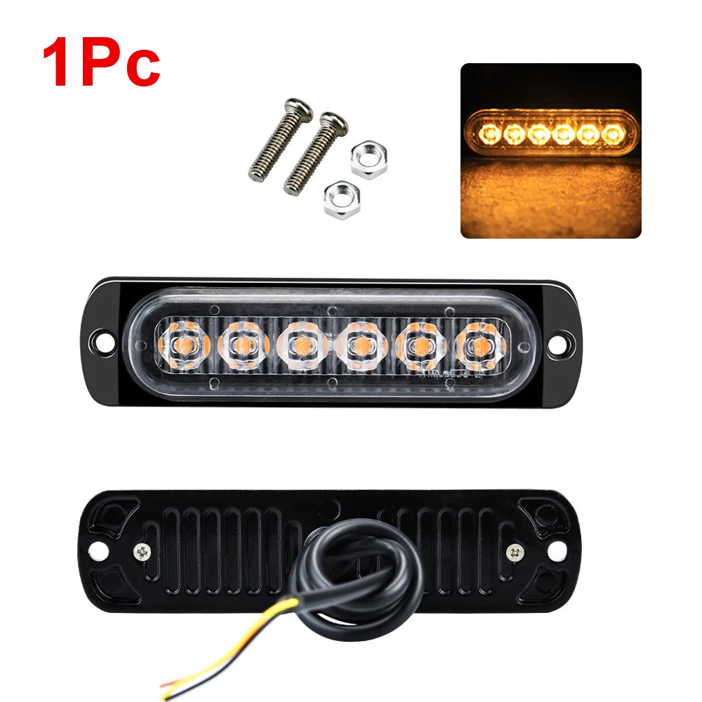 12/24V LED Strobe Beacon Light – Truck, Trailer & Motorcycle