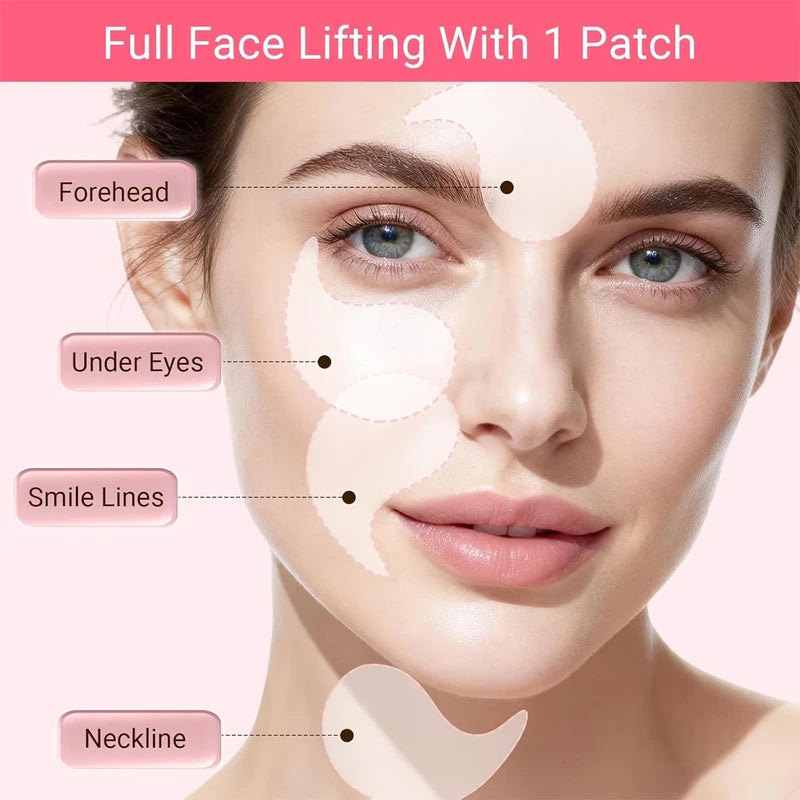 ROZINO 60-Pc PDRN Collagen Eye Patches – Lift & Brighten