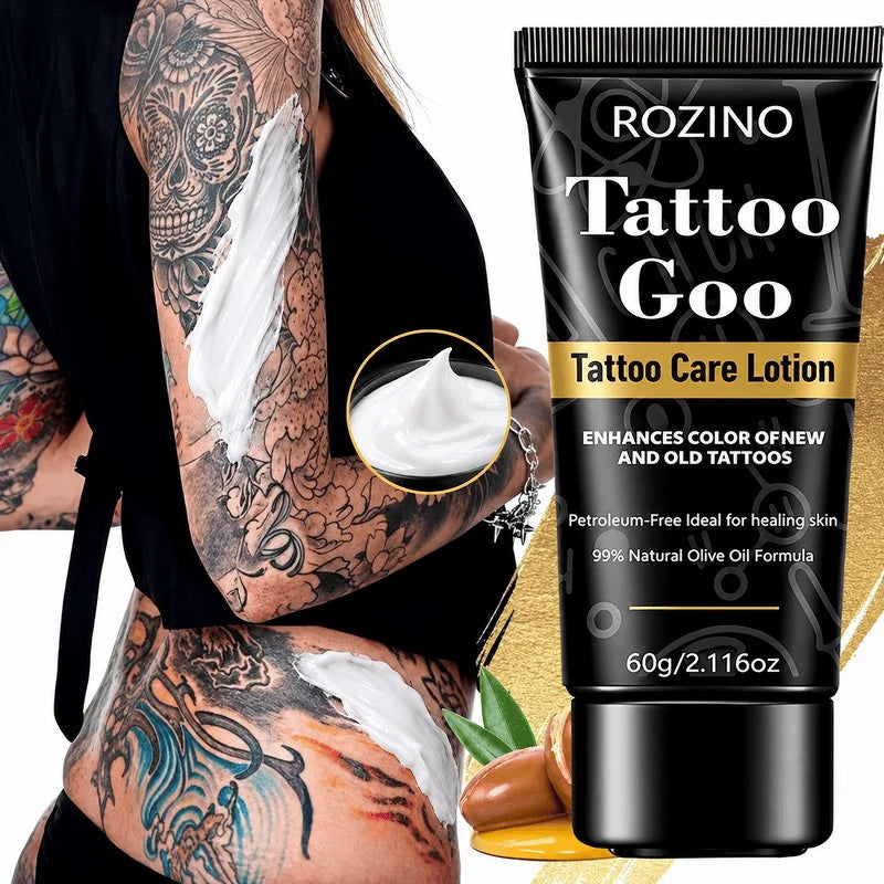 ROZINO Tattoo Aftercare Cream – Olive Oil Moisturizer 60g