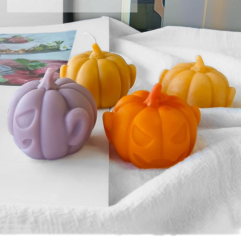 Halloween Pumpkin Skull Silicone Mold – DIY Candle Soap Resin