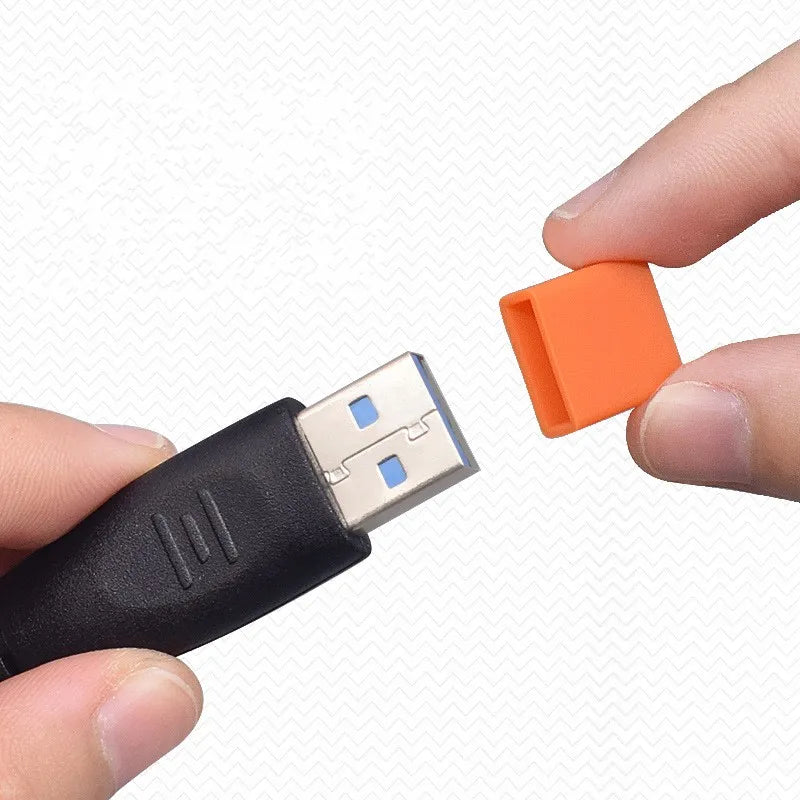Silicone USB Male Dust Cap Protector – 1/5/10/20 Pack