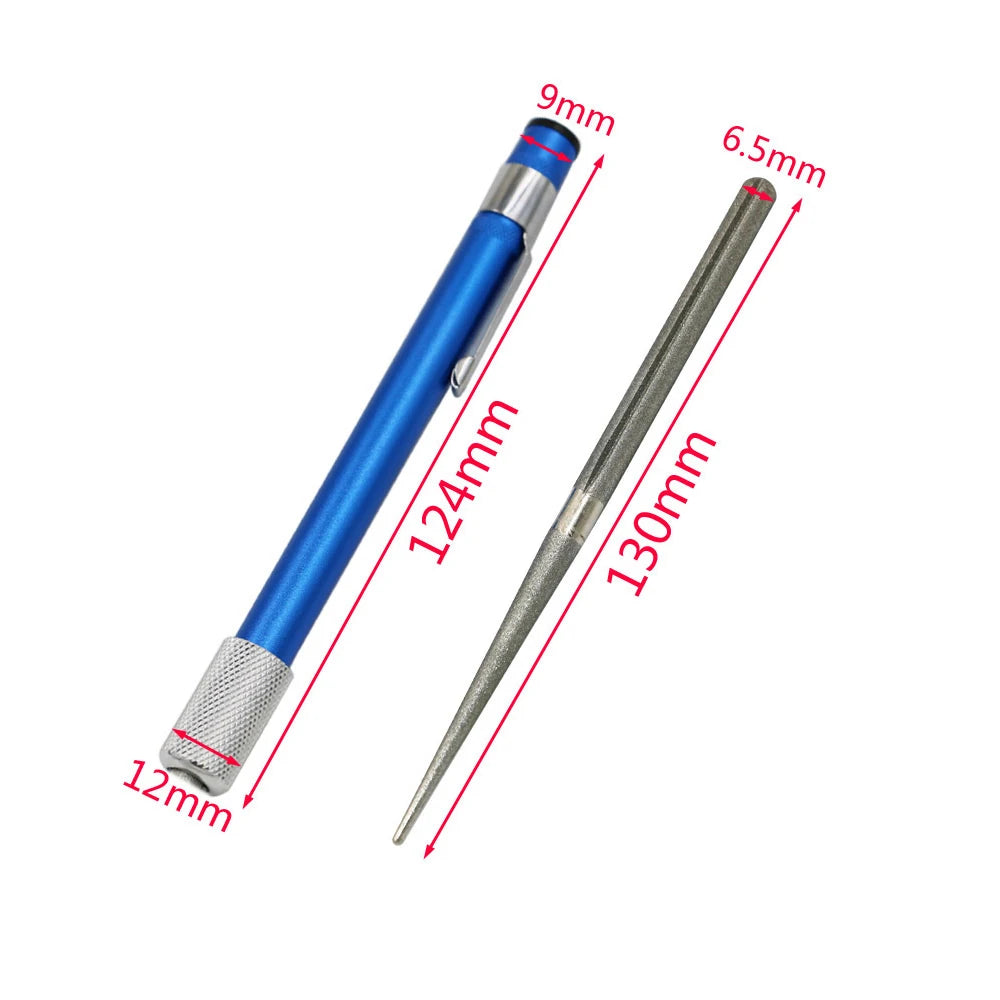 Portable Fish Hook File Pen – Double-End Grinding Stick