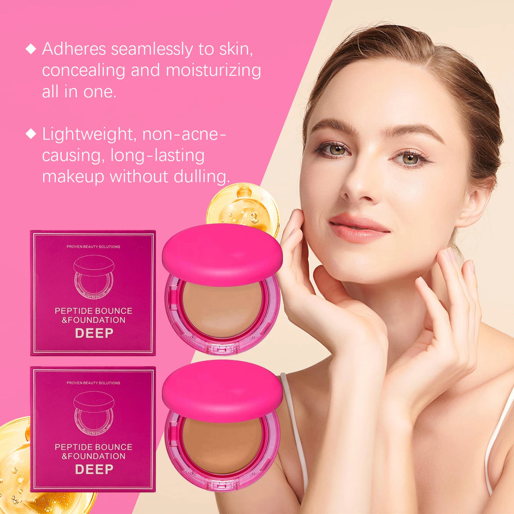 Peptide Foundation Cream – Full Coverage, Hydrating & Oil-Control