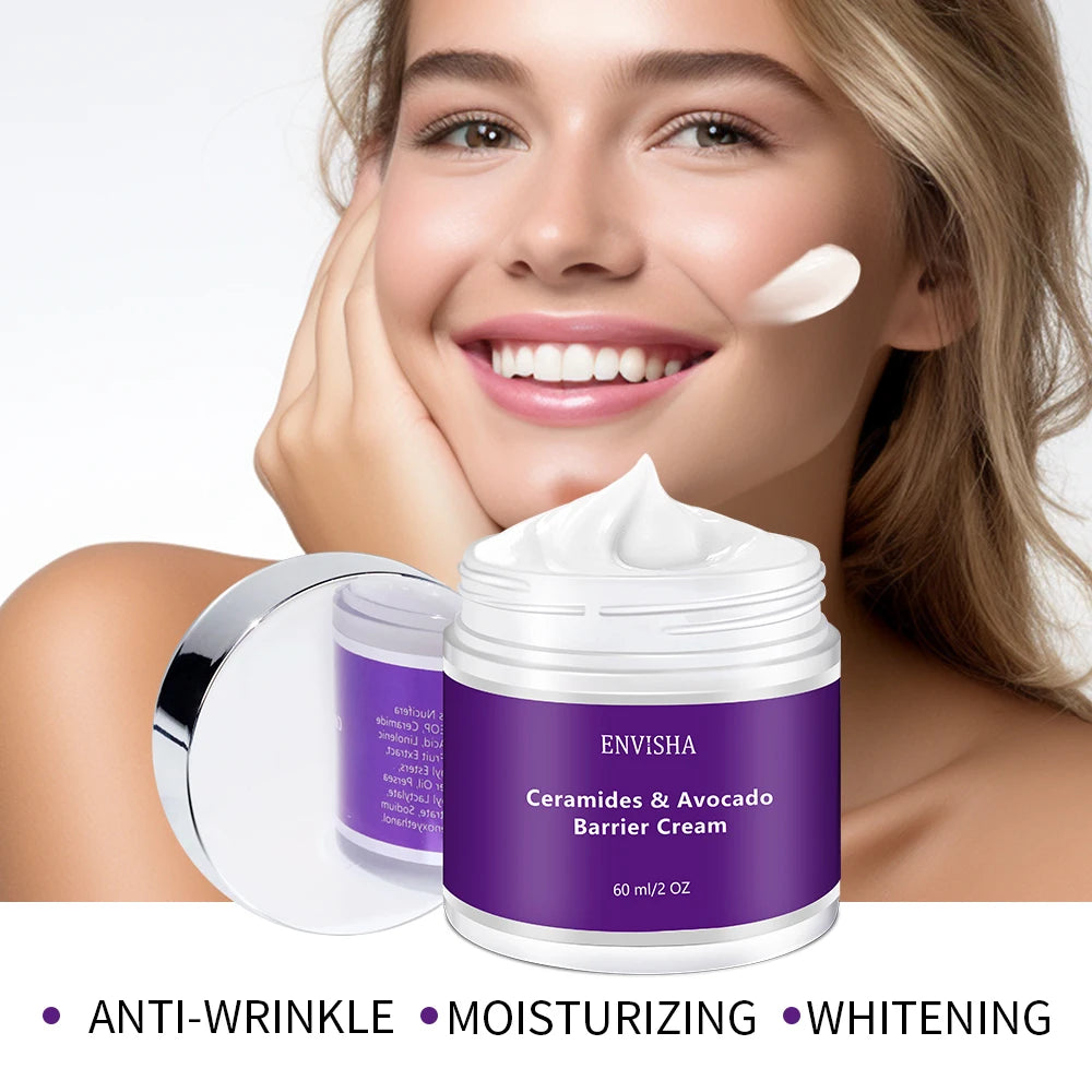 ENVISHA Ceramide & Avocado Face Cream – Firming Moisturizer
