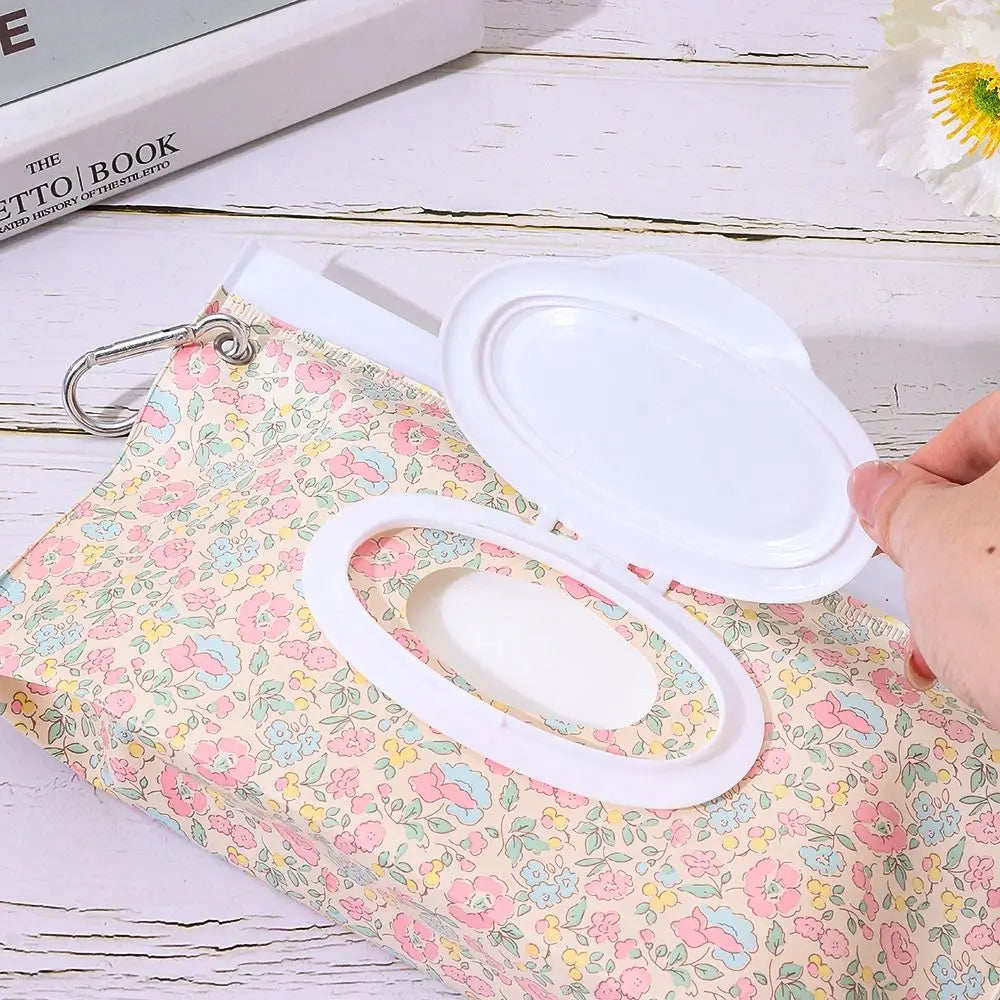 EVA Wet Wipes Bag with Flip Cover & Buckle | Reusable Pouch