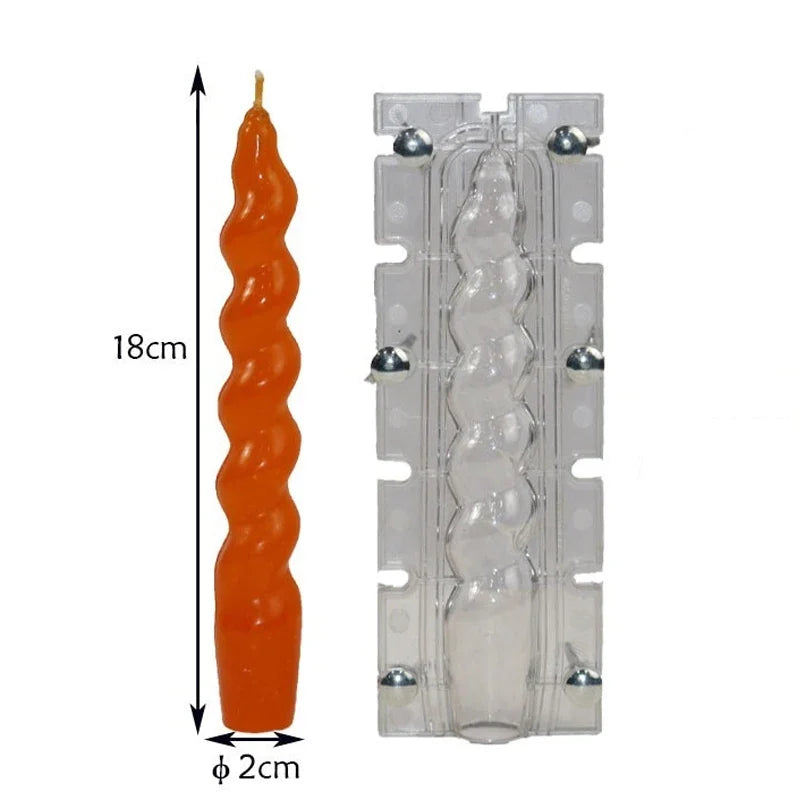 DIY Plastic Candle Molds – Cylinder, Round & Irregular Shapes
