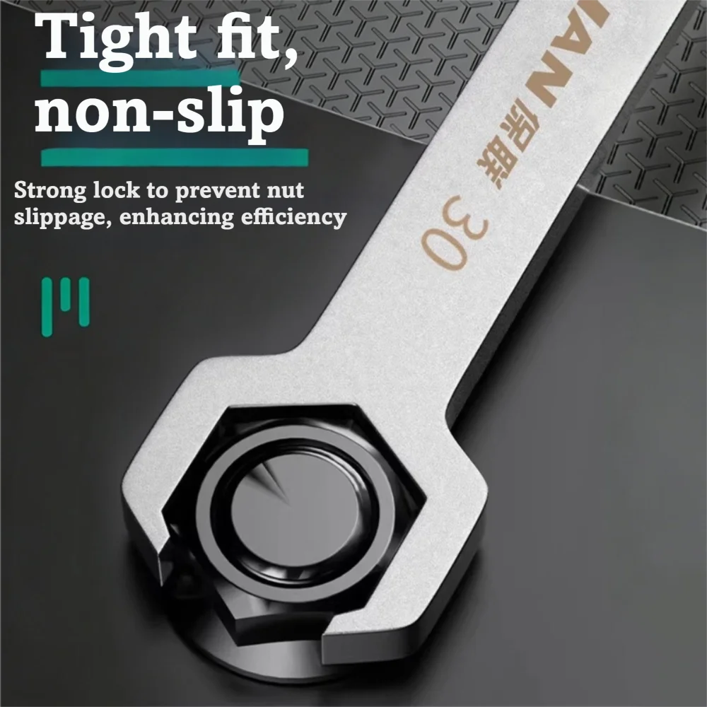 Double-Ended Open End Wrench 27/29mm 28/30mm | Stainless Steel