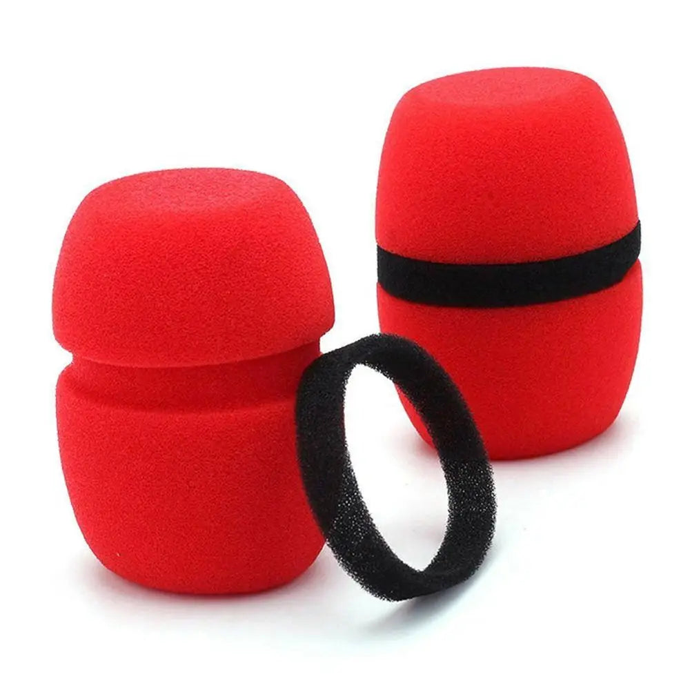 5-Pack Foam Mic Windscreen Covers – Studio, Karaoke & DJ