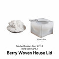 3D Fairy Tale Woven House Silicone Mold – Candle & Resin DIY