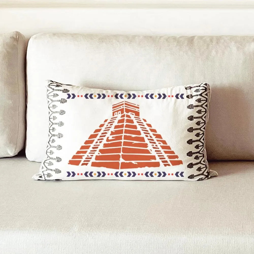 4-Piece Aztec Tribal Stencil Set with Brush | Reusable PET