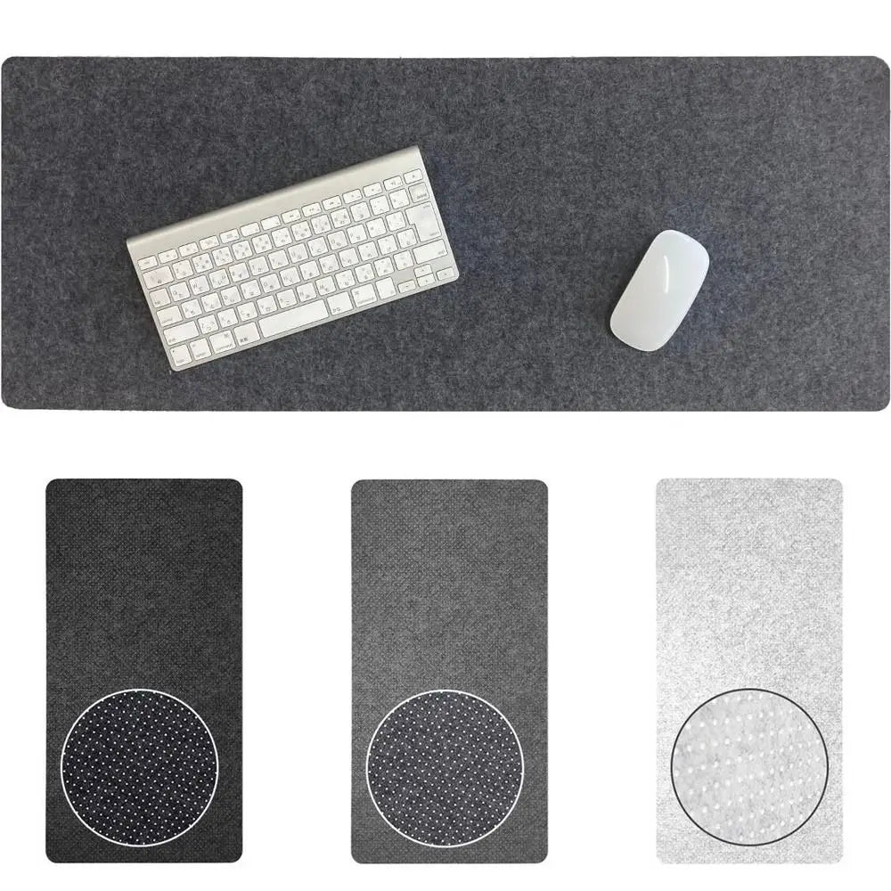 Large Wool Felt Mouse Pad – Non-Slip Gaming & Desk Mat