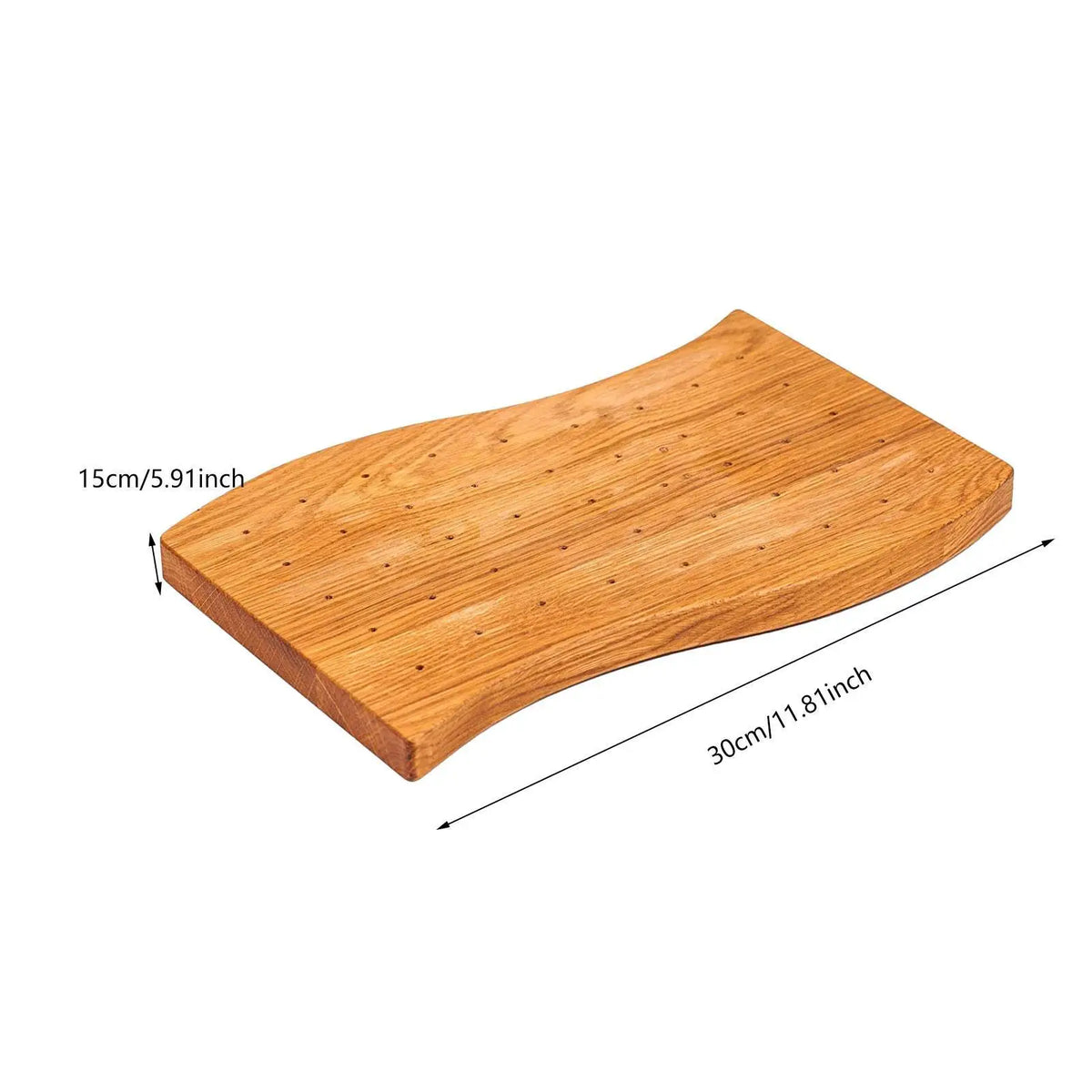 Wooden Food Skewer Holder – 45-Hole Kabob & Party Pick Stand