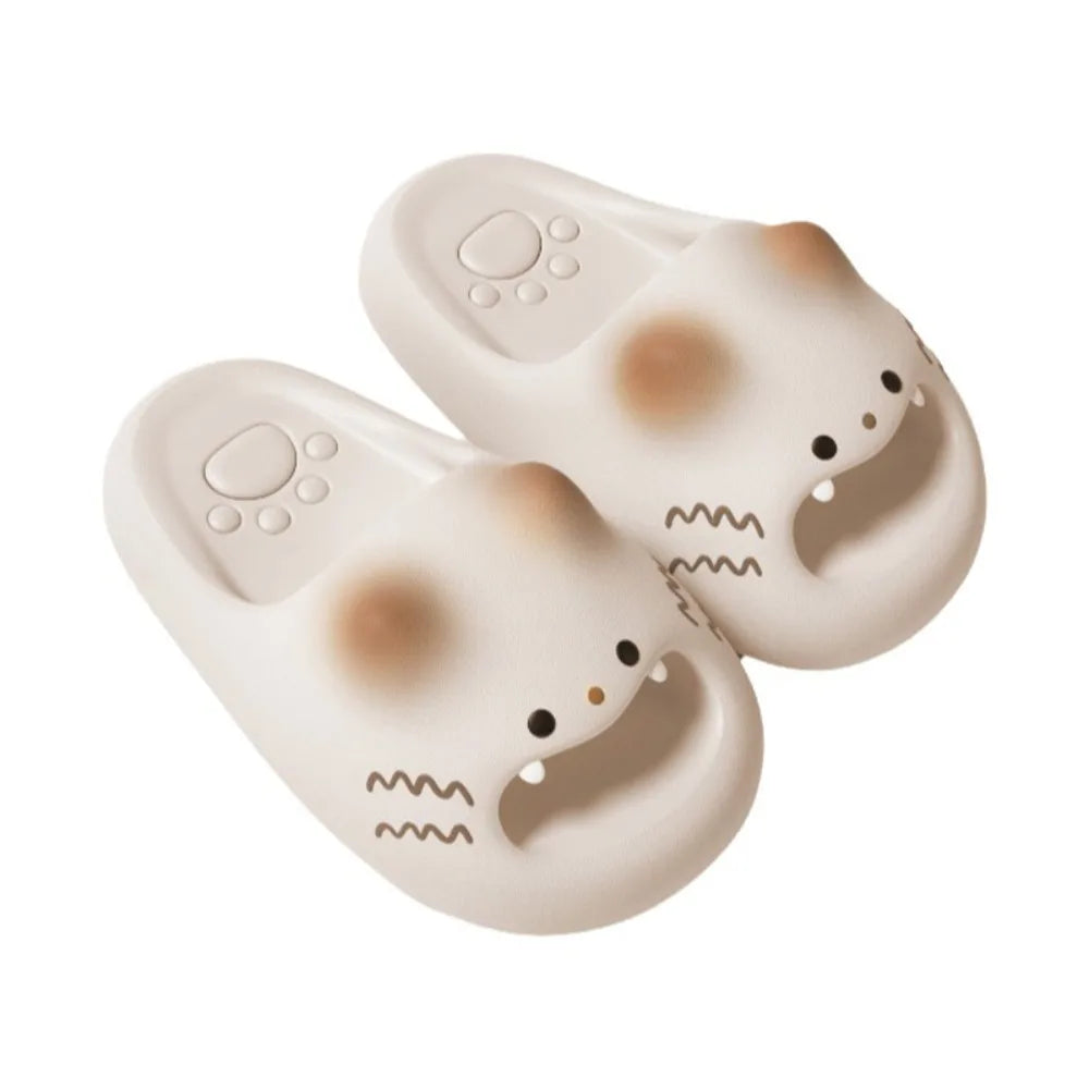 Women's Cat Paw Waterproof Anti-Slip Indoor Slippers