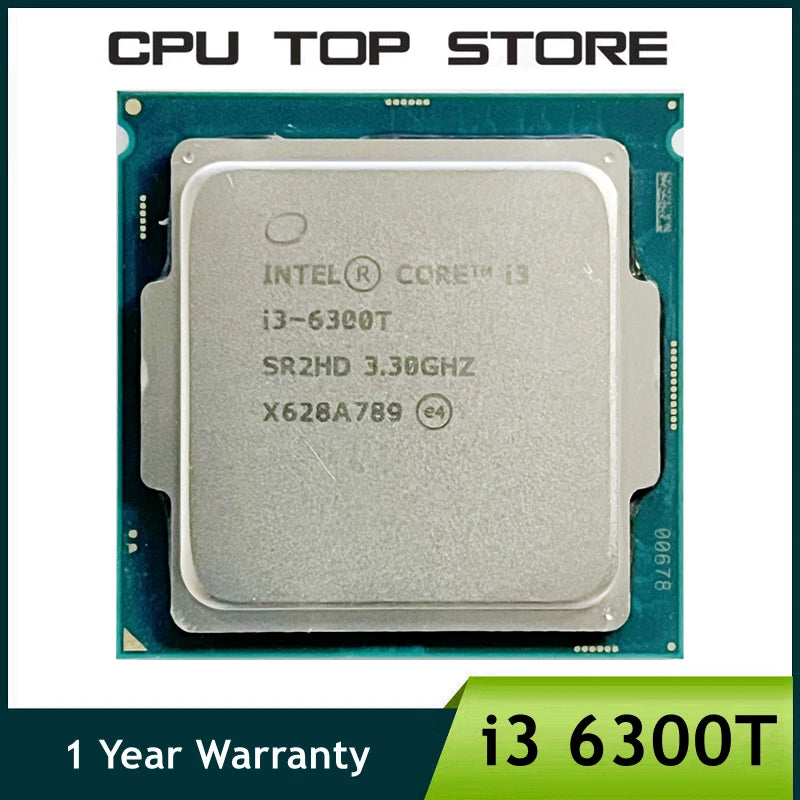 Intel Core i3-6300T 3.3GHz Dual-Core LGA 1151 CPU Processor