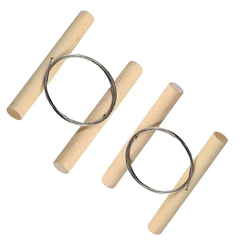 Wire Clay Cutter with Wooden Handles – 2-Pack Pottery Tool
