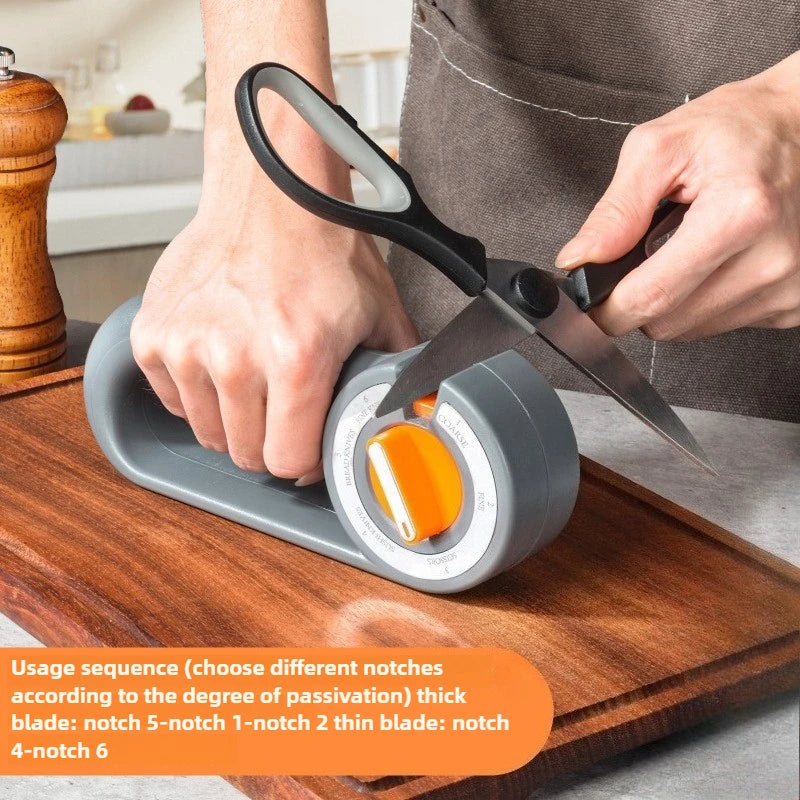 6-in-1 Adjustable Angle Knife Sharpener | Tungsten & Diamond