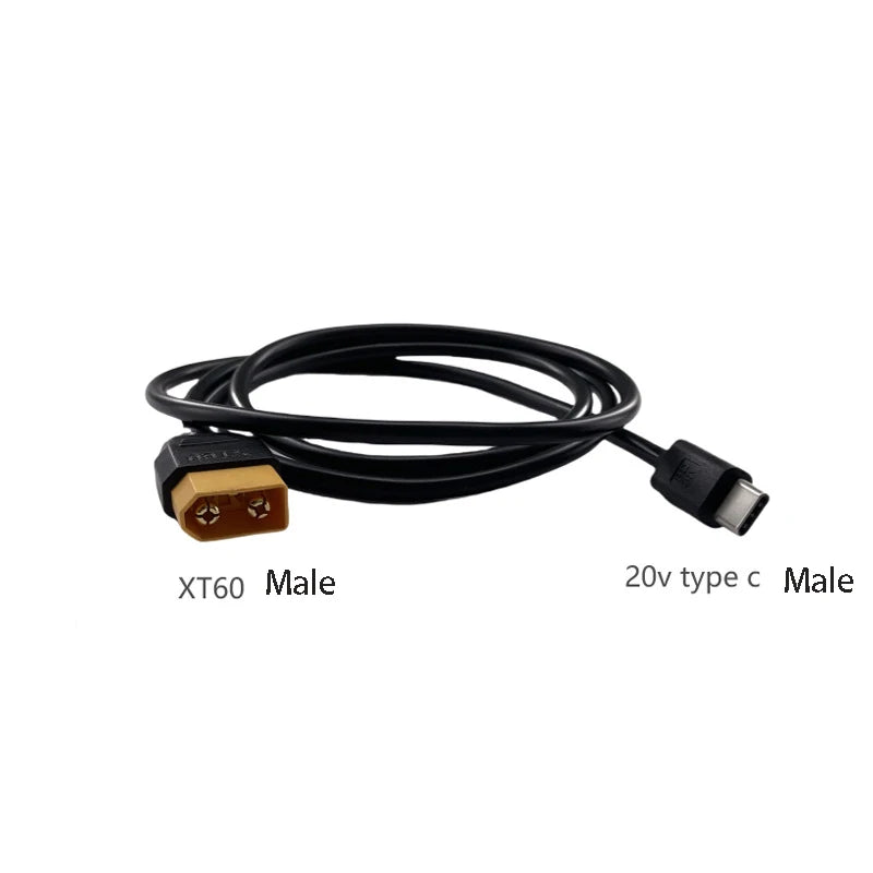 USB-C to XT60 Cable 20V 5A 1m | RC Model Charging Converter