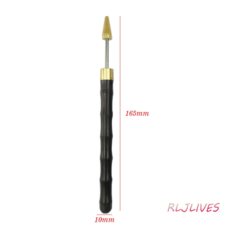 DIY Leather Edge Oil Pen & Brass Paint Roller Applicator