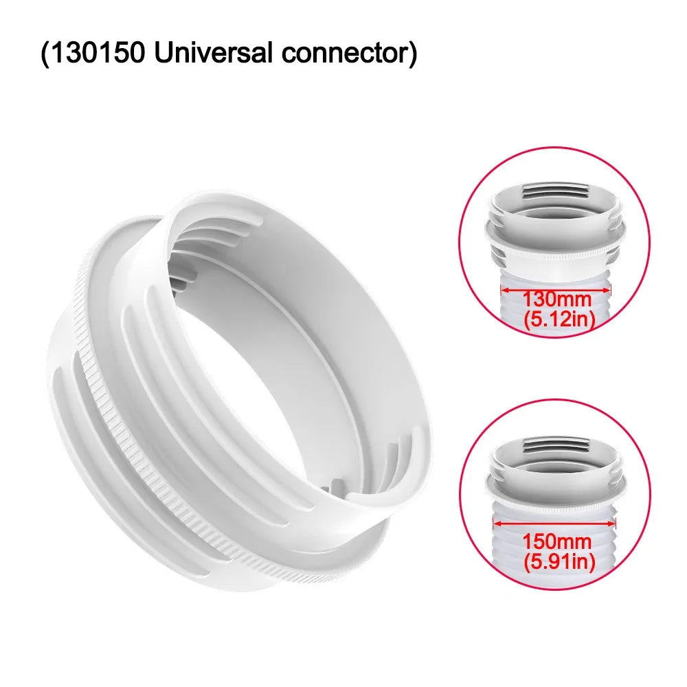 AC Exhaust Hose Connector | Round & Square Duct Adapter