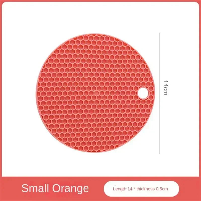 Round Silicone Kitchen Mat – Non-Slip Heat Resistant Trivet