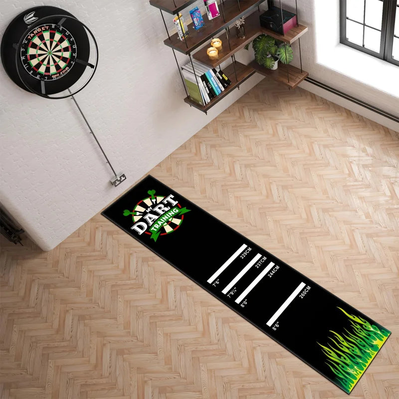 Dart Game Floor Mat – Non-Slip Throw Line Rug | Game Room